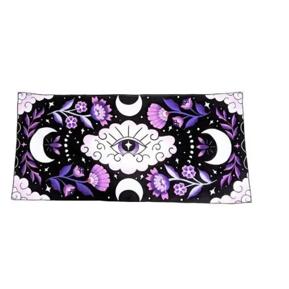 Goddess Moon Mystic Moons Print Shawl Head Wrap Up Door Curtain Room Tapestry